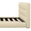 Structure de lit plateforme tapissier avec tête de lit capitonnée Channel, lit plateforme de luxe avec support à lattes robuste-1726633161-1726633163
