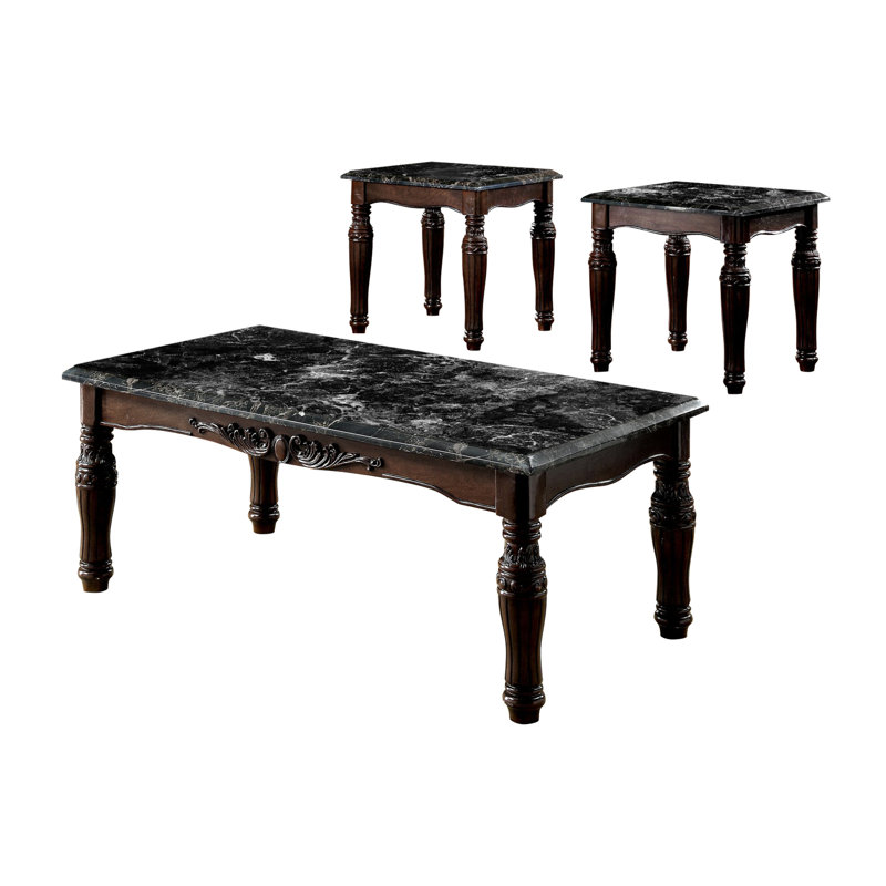 Ensemble de tables basses 3 pièces Harto