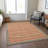 Machine Washable Indoor/Outdoor Christain ACN1406 Pewter Rug-109530509