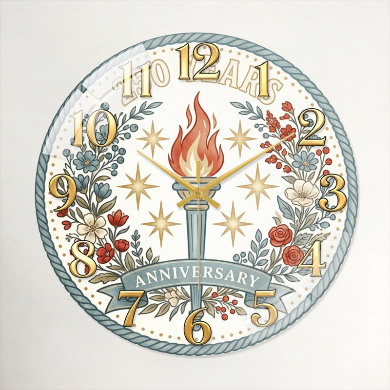 Horloge murale décorative moderne, 60 x 60 cm (23,6 x 23,6 pouces)
