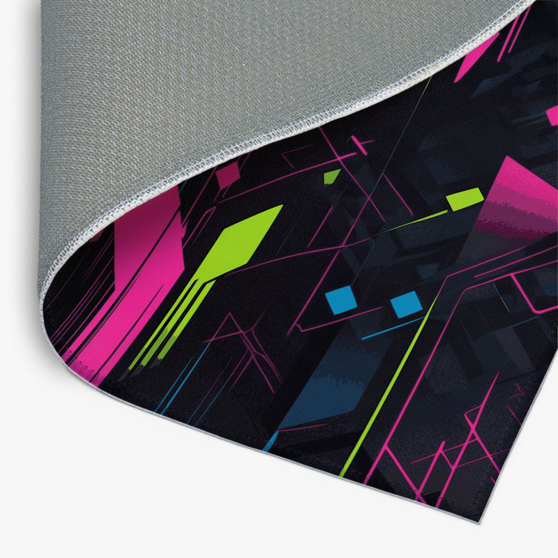 Tapis d'intérieur et d'extérieur Electric Fusion, Rectangulaire 8 pi x 10 pi