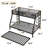 Twin Over Full Metal Bunk Bed With Trundle-739373136