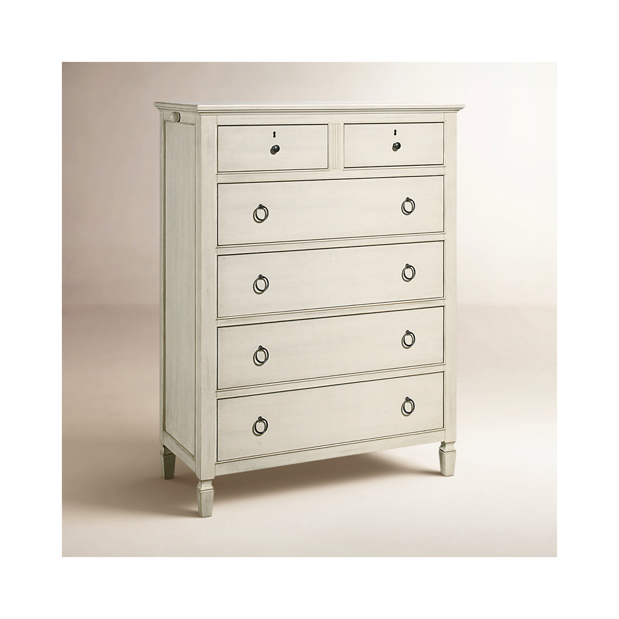 Mahler 6 - Drawer Dresser, White