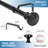 Gottlieb Steel Adjustable Single Curtain Rod-823841375-823841372