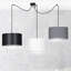 Pascua 3 - Light Black Drum Pendant-40748499