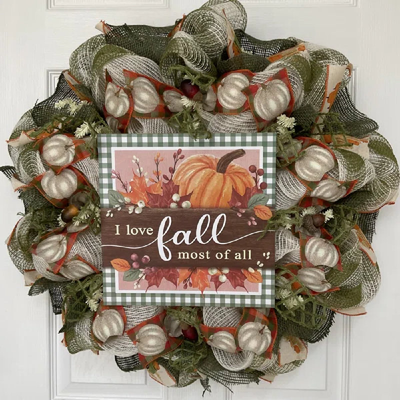 Couronne d'automne I Love Fall Most of All