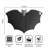 Cutting Board,Wooden & Plastic Cutting Boards for Kitchen, Fun & Spooky Kitchen Gadgets, Housewarming & Goth Gifts, Dishwasher Safe,Bat (Black)