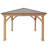 Pavillon de jardin en bois massif de l 12 pi x P 12  pi Meridian