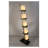 NOVA of California Escalier 61" Modern Floor Lamp in Espresso Wood & Brushed Nickel