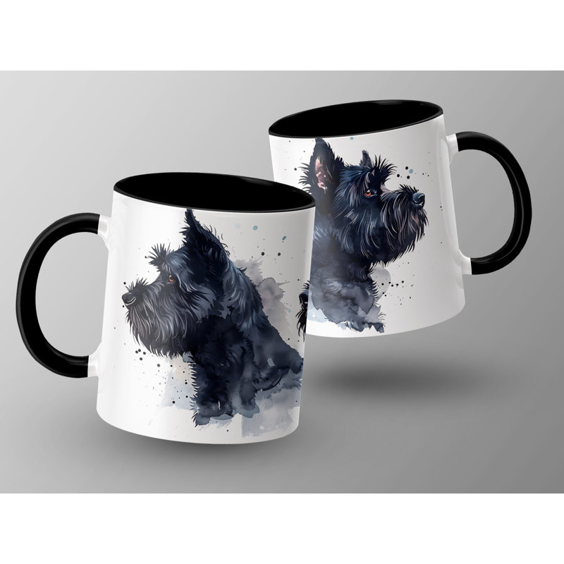 Ceramic Coffee Mug, Black, 2