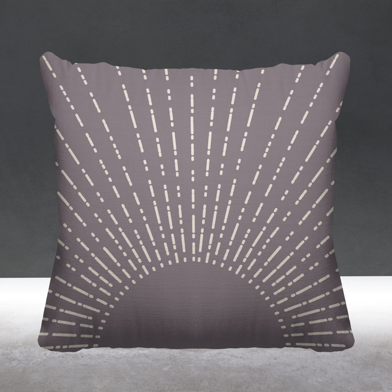 Coussin Bibo, L 17 po x H 17 po, Mauve