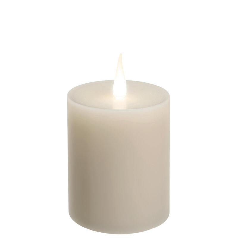 Unscented Flameless Candle, 5.75" H x 3.5" W x 3.5" D