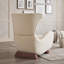 Fauteuil d'appoint avec coin pour animaux de compagnie et compartiment de rangement, sièges de salon rembourrés et moelleux-133491331