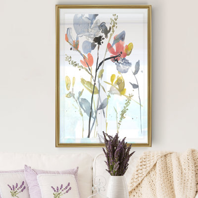 «Flower Overlay II», peinture sur toile