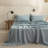 100% Linen Sheets Set-112091200-112367934
