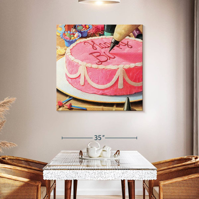 Yarlin Birthday Cake, 39" H x 39" W