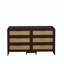 Armoire de rangement en rotin 6 tiroirs-1318421973