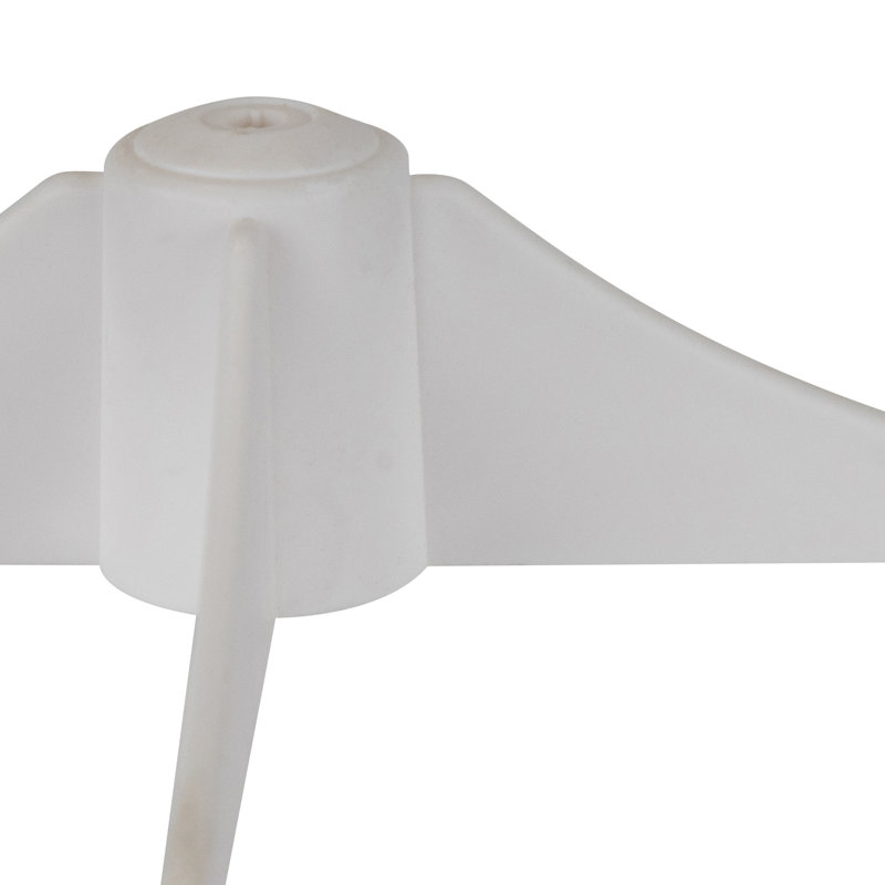 Support d'arbre de Noël pour arbres artificiels de 3 à 4 pi, H 2 po x l 10 po x P 10 po, Blanc