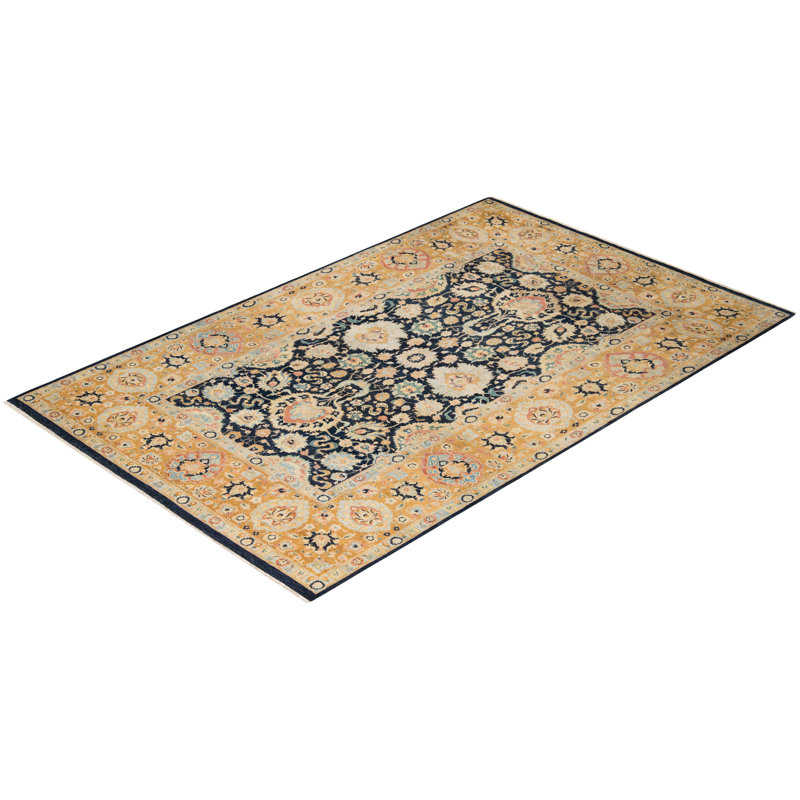 Classic One-of-a-Kind 6' 1" X 9' 6" Hand Knotted Area Rug
