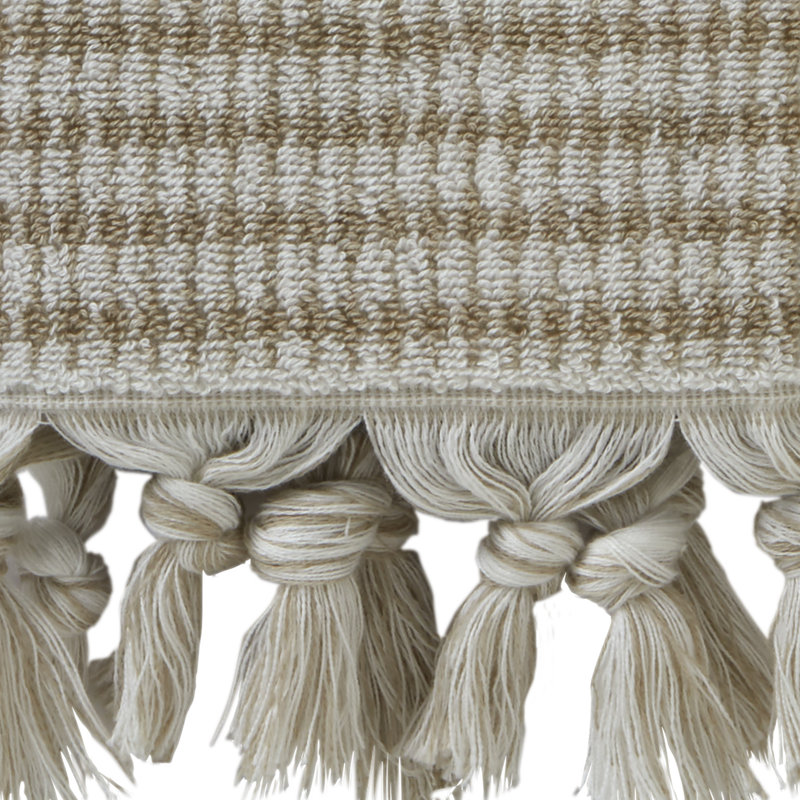 Reign Cotton Plush Hand Towel, Tan