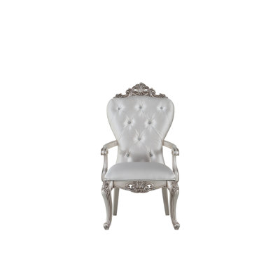 Chaise avec accoudoirs en tissu Gorsedd (ensemble de 2)