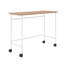 Lit mezzanine simple en métal avec bureau et tablettes Dulcinée-350298311