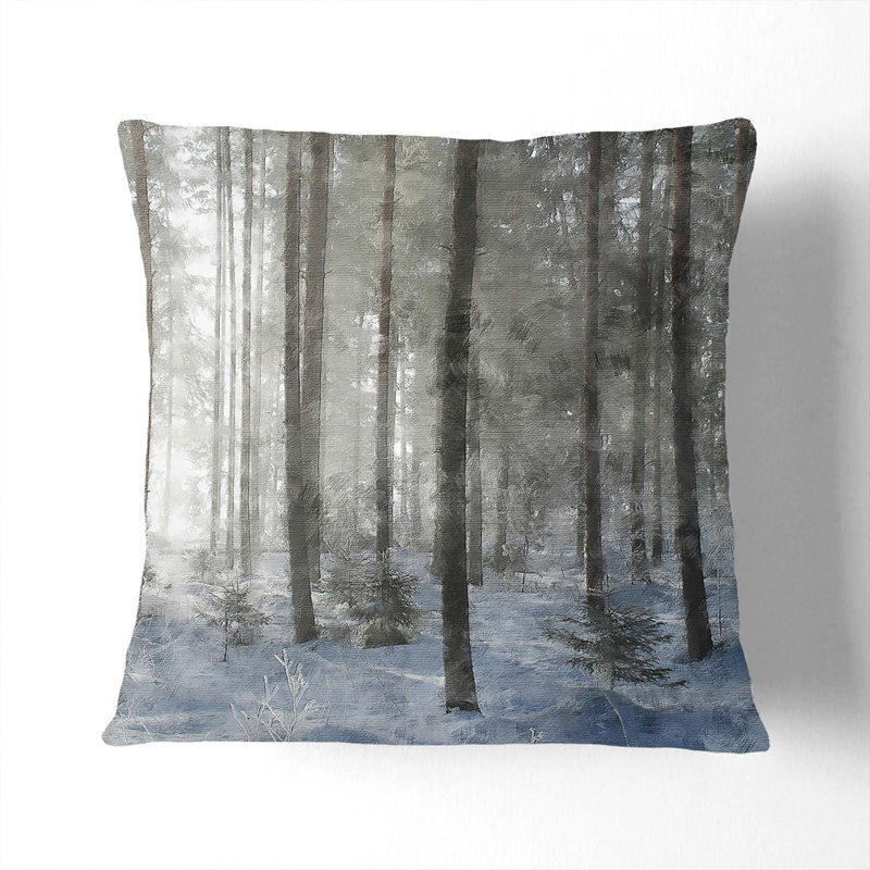Winter Forest Vol.8 Scatter Cushion, 40cm H x 40cm W x 15cm D