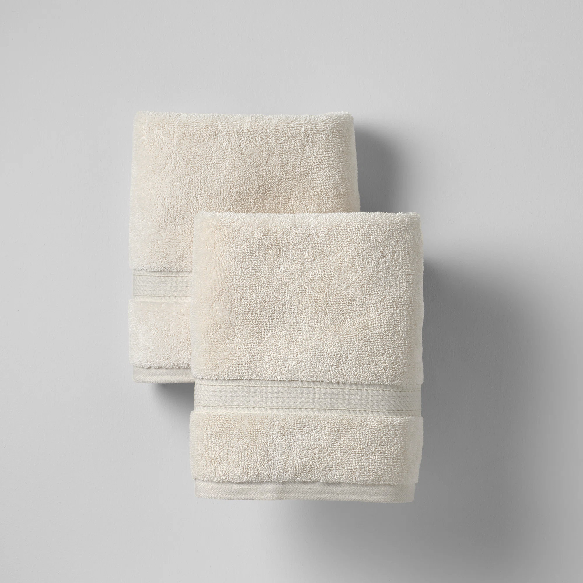 Payten Classic Certified Egyptian Cotton Hand Towel, Ivory