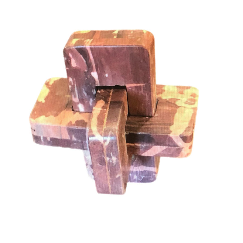 Geo Brown Marble Knot