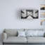 Art mural sur toile tendue - Jef Van Den, «Walking To The Light», art mural pour salon, chambre à coucher ou bureau - 16 x 32