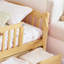 Lit plateforme avec garde-corps et rangement sous le lit Elliot-125179191