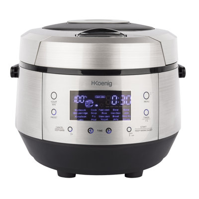 Smart'Cook Multifunktionskocher / 35°C bis 180°C / 5 L / 860 W/silber, 5 liters, No Color