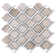 Knot Marble Random Mosaic Wall Tile