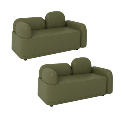 Banc rembourré en similicuir