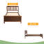 Twin Size Wood Platform Bed With Headboard,Footboard And Wood Slat Support-1630995633