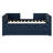 Tufted Upholstered Twin Daybed with Twin Trundle and Drawers-1494801325