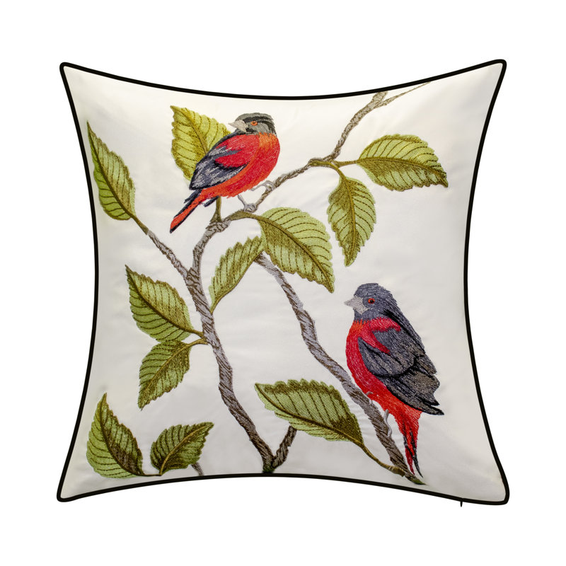 Housse et insert de coussin extérieur d'extérieur, Rouge