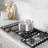 500 Series 36" Gas Cooktop, 5 Burner in Stainless Steel