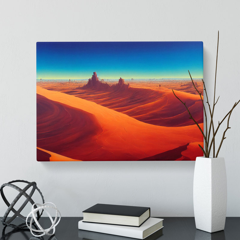 A Pure Desert - Wrapped Canvas, 35cm H x 50cm W x 3cm D