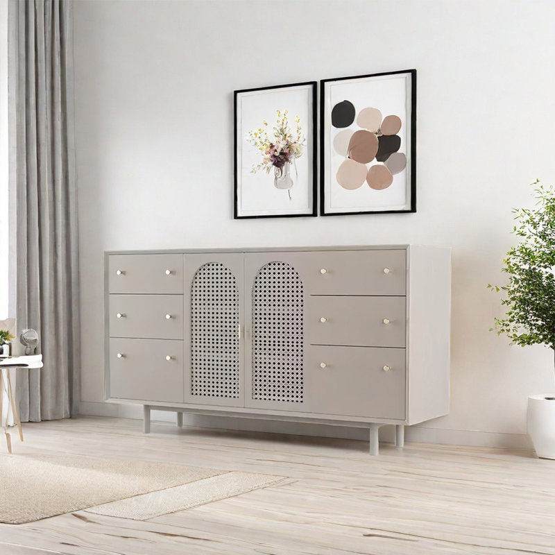 Buffet moderne et minimaliste, Abricot