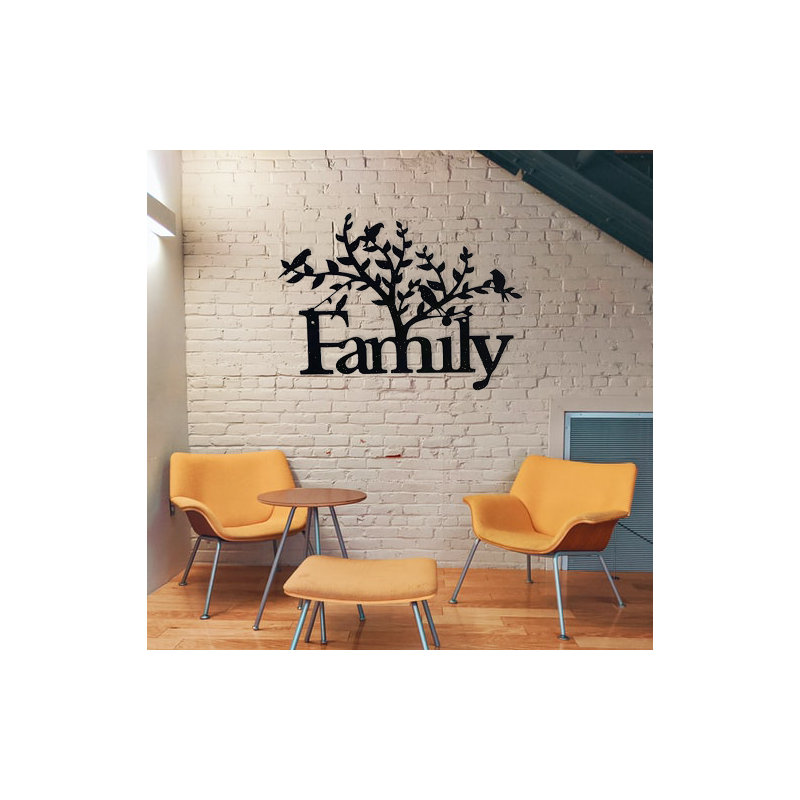Family Tree Wall Décor, 20" H x 24" W x 0.06" D