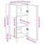 Sideboard Engineered Wood Indoor Side Cabinet Cupboard-1428042710