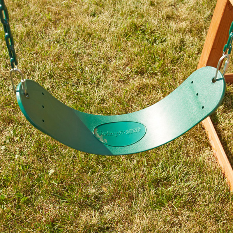Swing Seat with Chains, Green