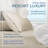 4 Piece Bed Sheet Set Queen Size, 100% Viscose Derived From Bamboo Sheets Set With 2 Pillowcases, Cooling & Breathable Luxury Bedding, Moisture-Wicking & Silky Soft Texture