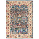 Bungalow Rose Slay Performance Navy/Red/Ivory Rug & Reviews | Wayfair