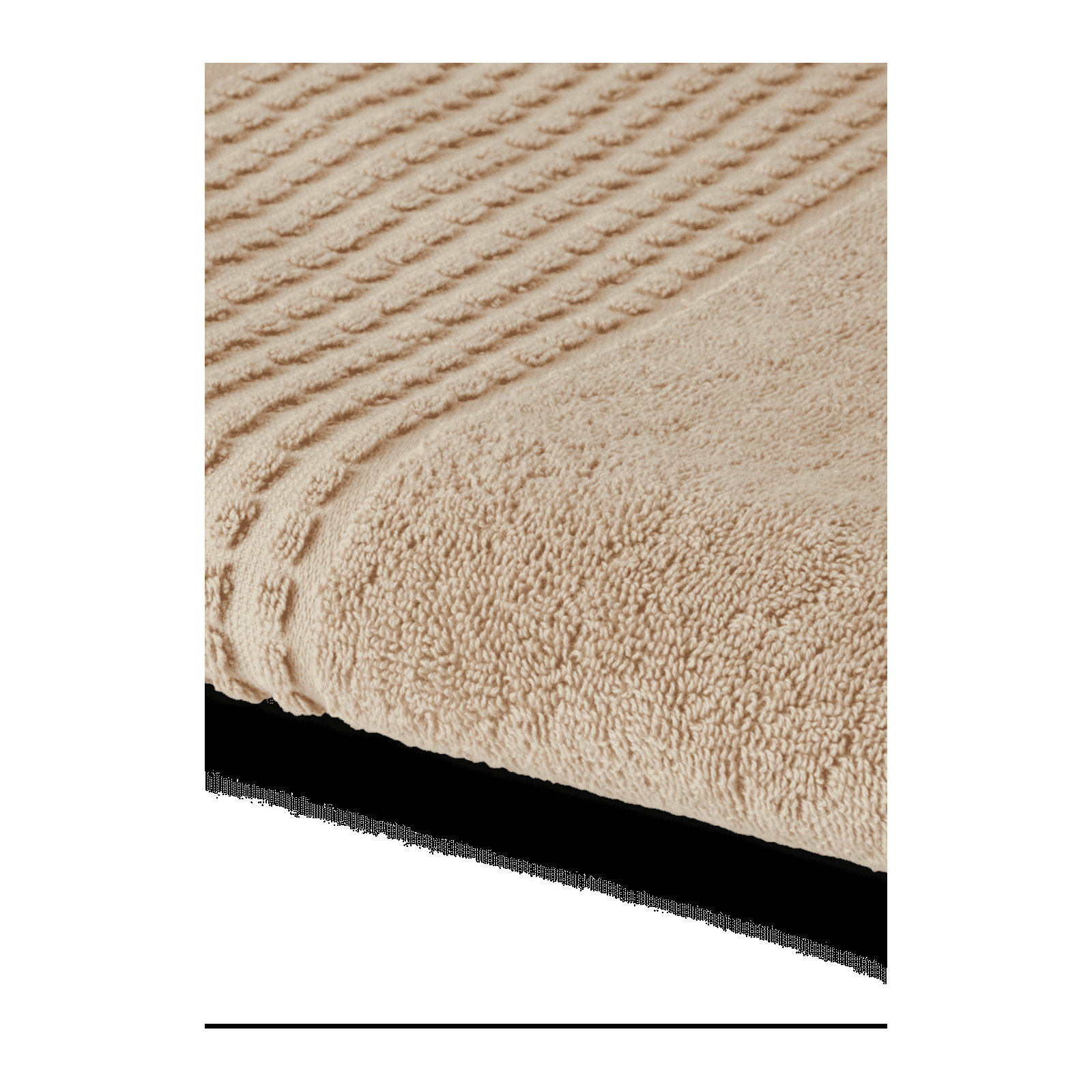 Check Bath Towel 27.6" X 55.1" Sand, Sand