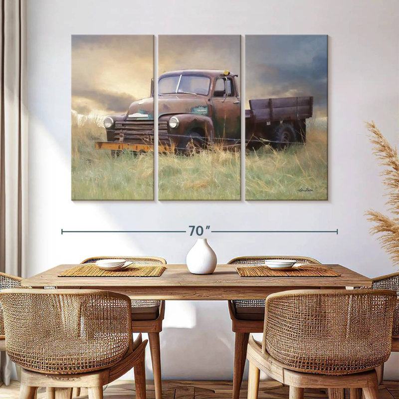 Mehar Rusty Chevy, 14" H x 23" W