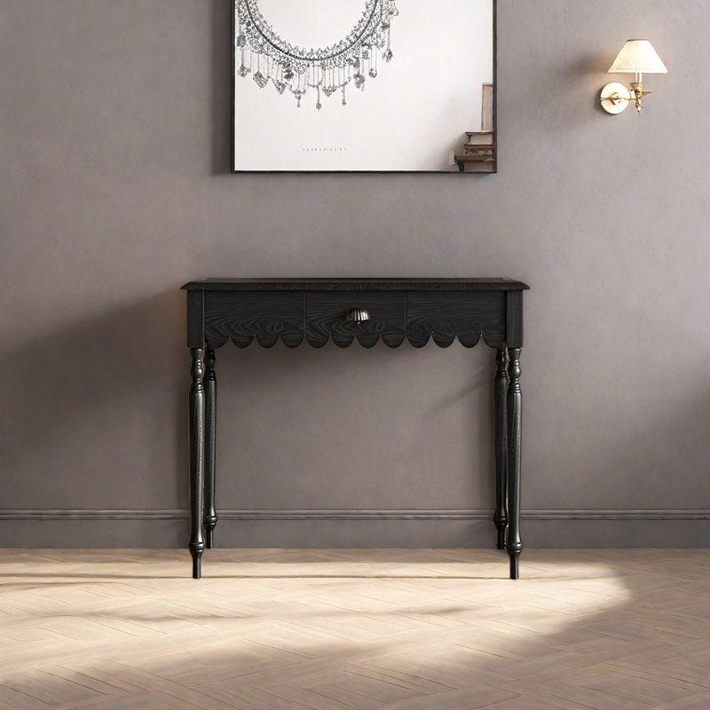 Console rétro minimaliste, H 33,46 po x l 39,37 po x P 15,75 po