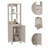 Linen Cabinet Jannes, Two Open Shelves, Single Door