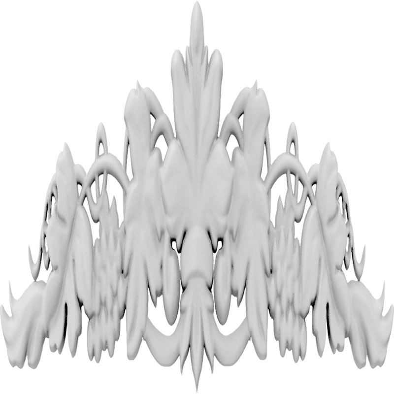 Rosette Marbleton, H 3,5 po x l 3,5 po x P 0,5 po